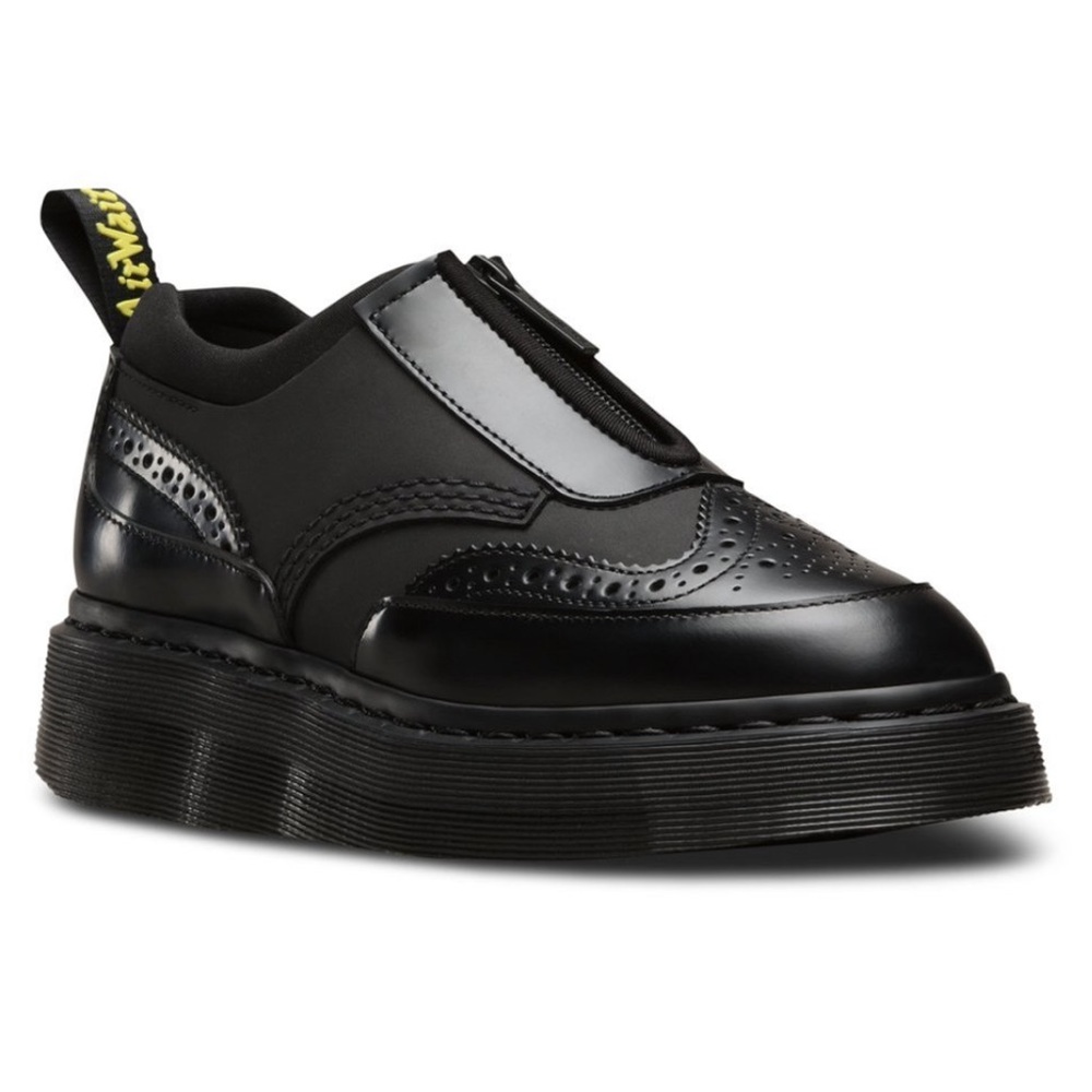 Authentic Dr Martens Black Resnick Leather Loafer - Women - Worn once